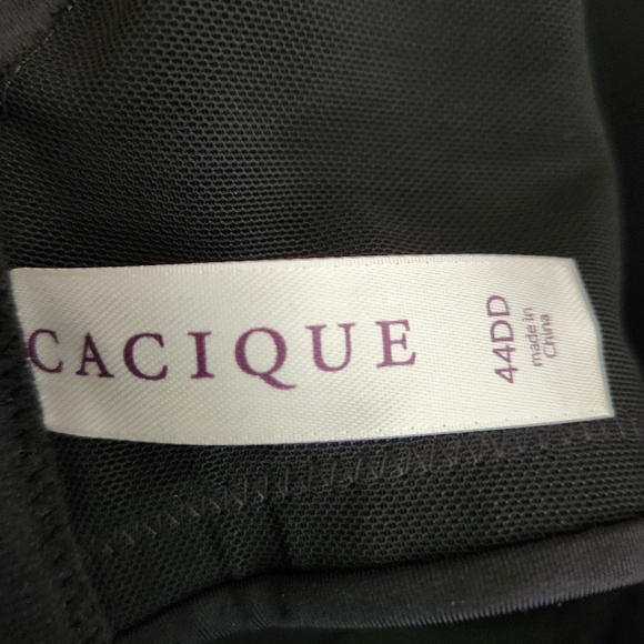 Cacique Illusion Full Coverage Support Solution Lightly padded Bra Black 44DD - Picture 8 of 8